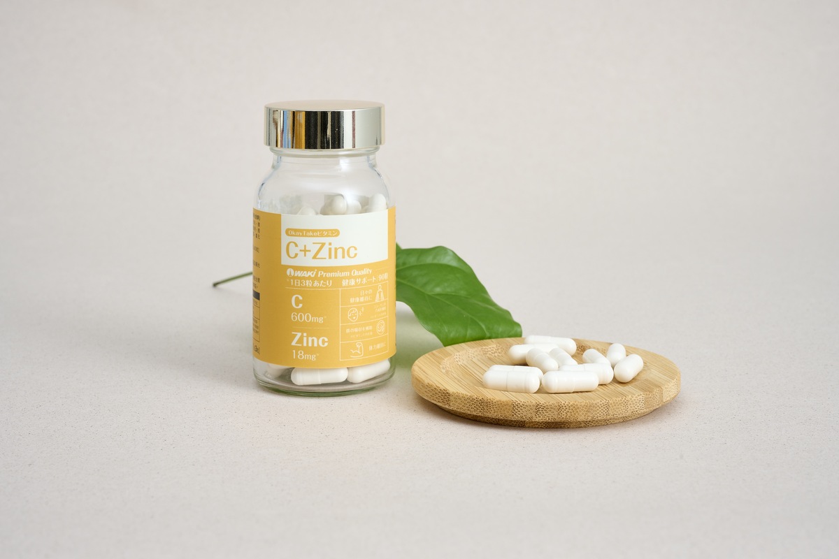 OkayTake賦活能量C+Zinc(酵母鋅)，日本原裝進口搭配專利的天然酵母鋅，安心品質直送您手，現在全台特美事也可以買得到！